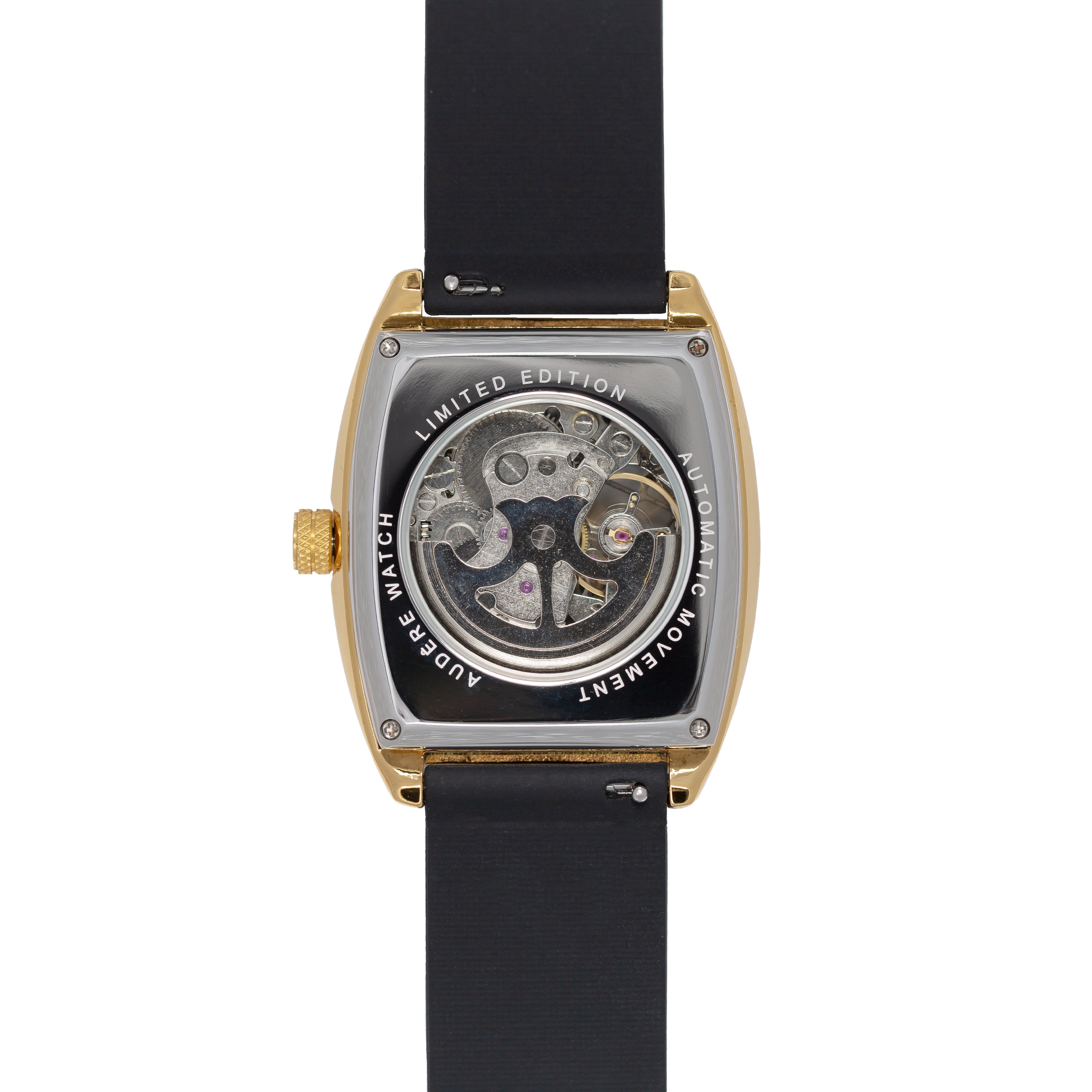 Audere Opulence – Rechthoekige  kast, 42mm - Goud