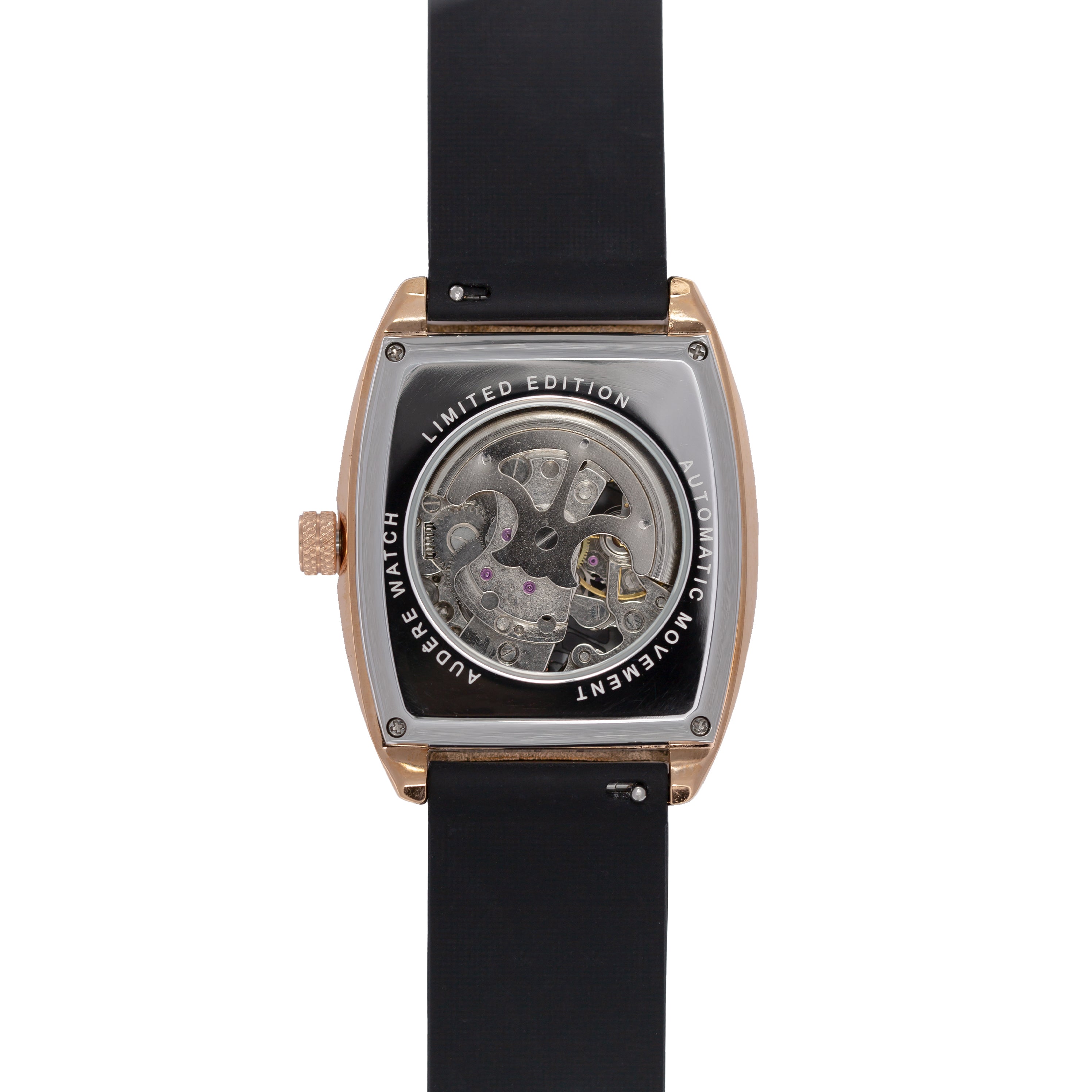 Audere Opulence – Rechthoekige kast, 42mm - Rose Goud