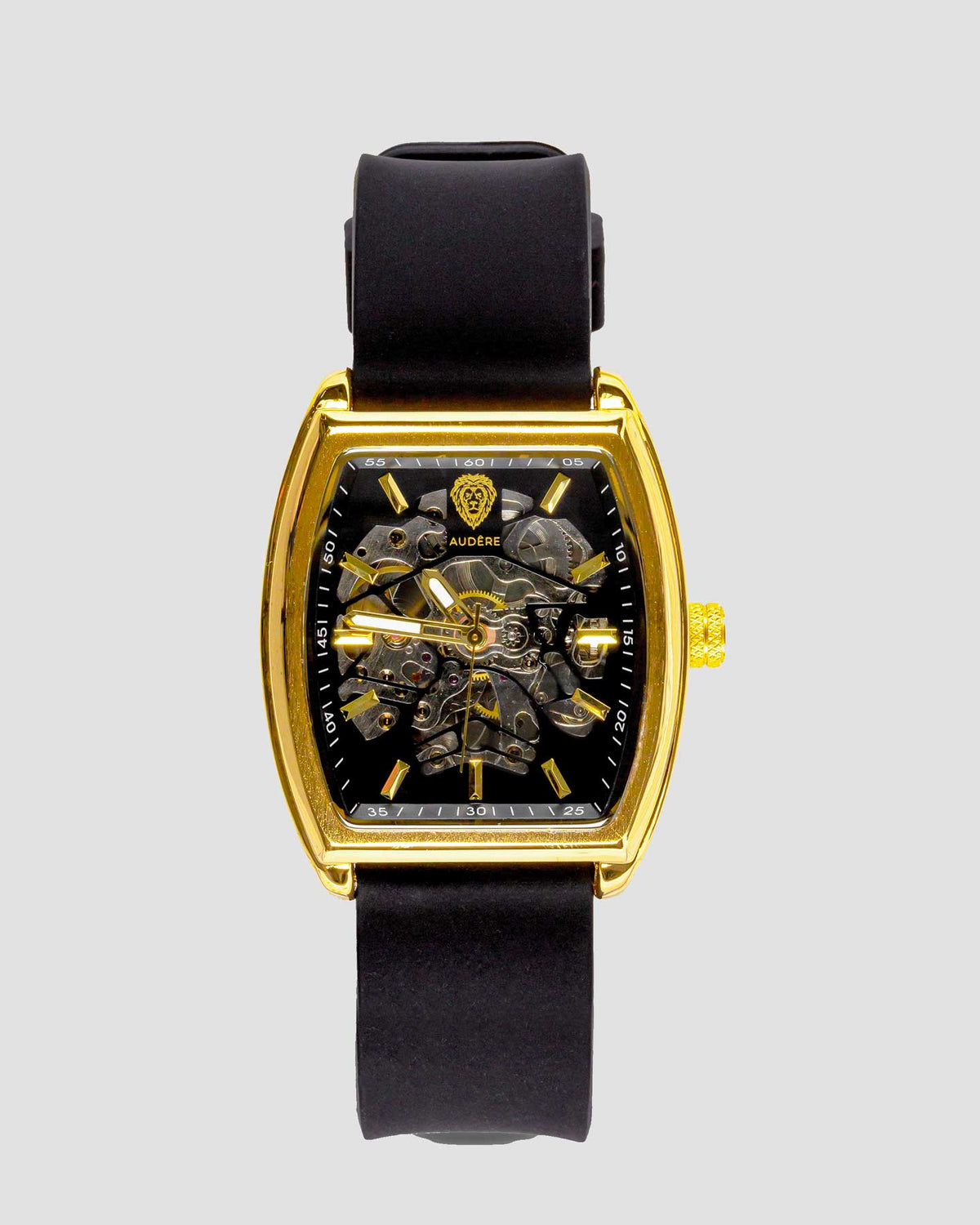 Audere Opulence – Rechthoekige  kast, 42mm - Goud