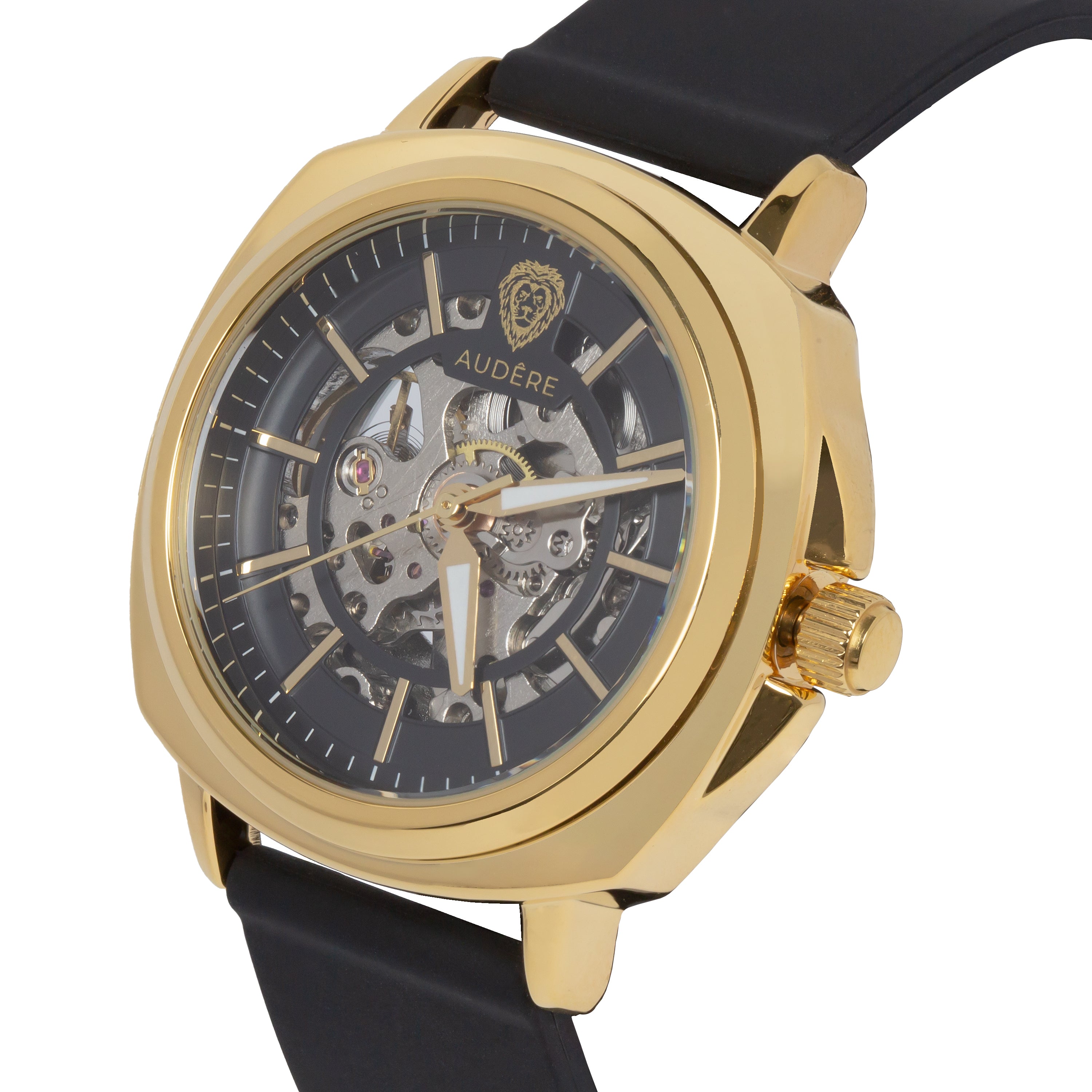 Audere Aeterna – Ronde kast, 42mm - Goud